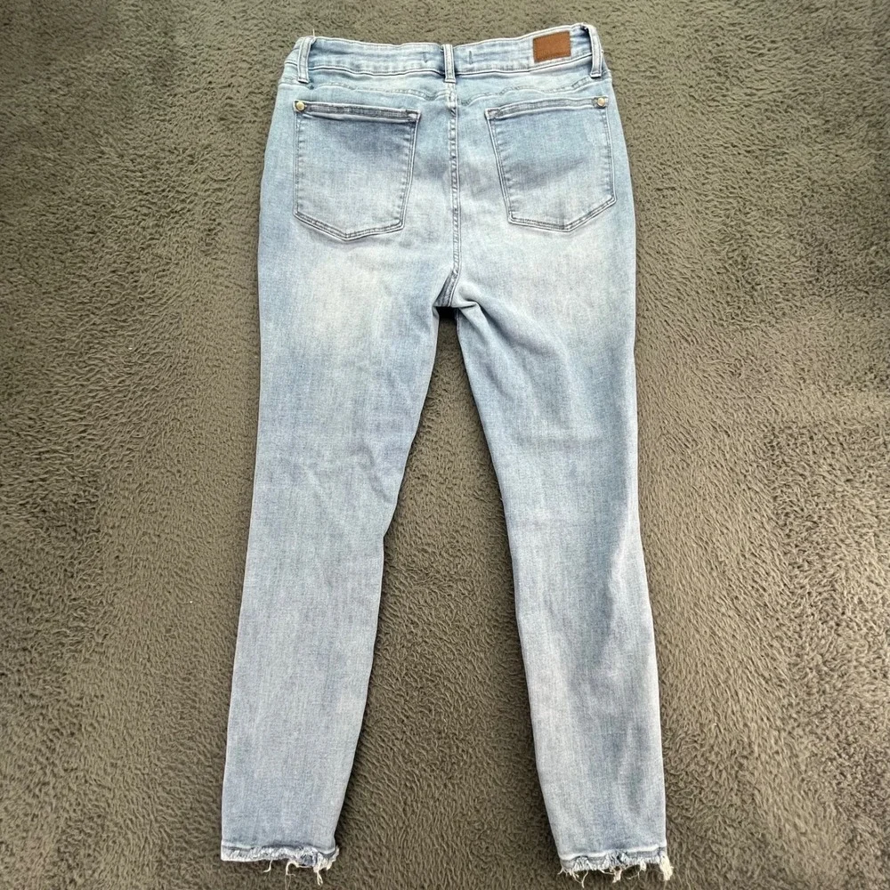 Judy Blue Los Angeles Womens Skinny Fit Button Fly Jeans Light Wash Size 13 31‎